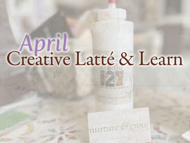 April creative latte learn event