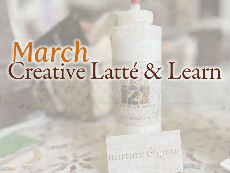 March creative latte learn event