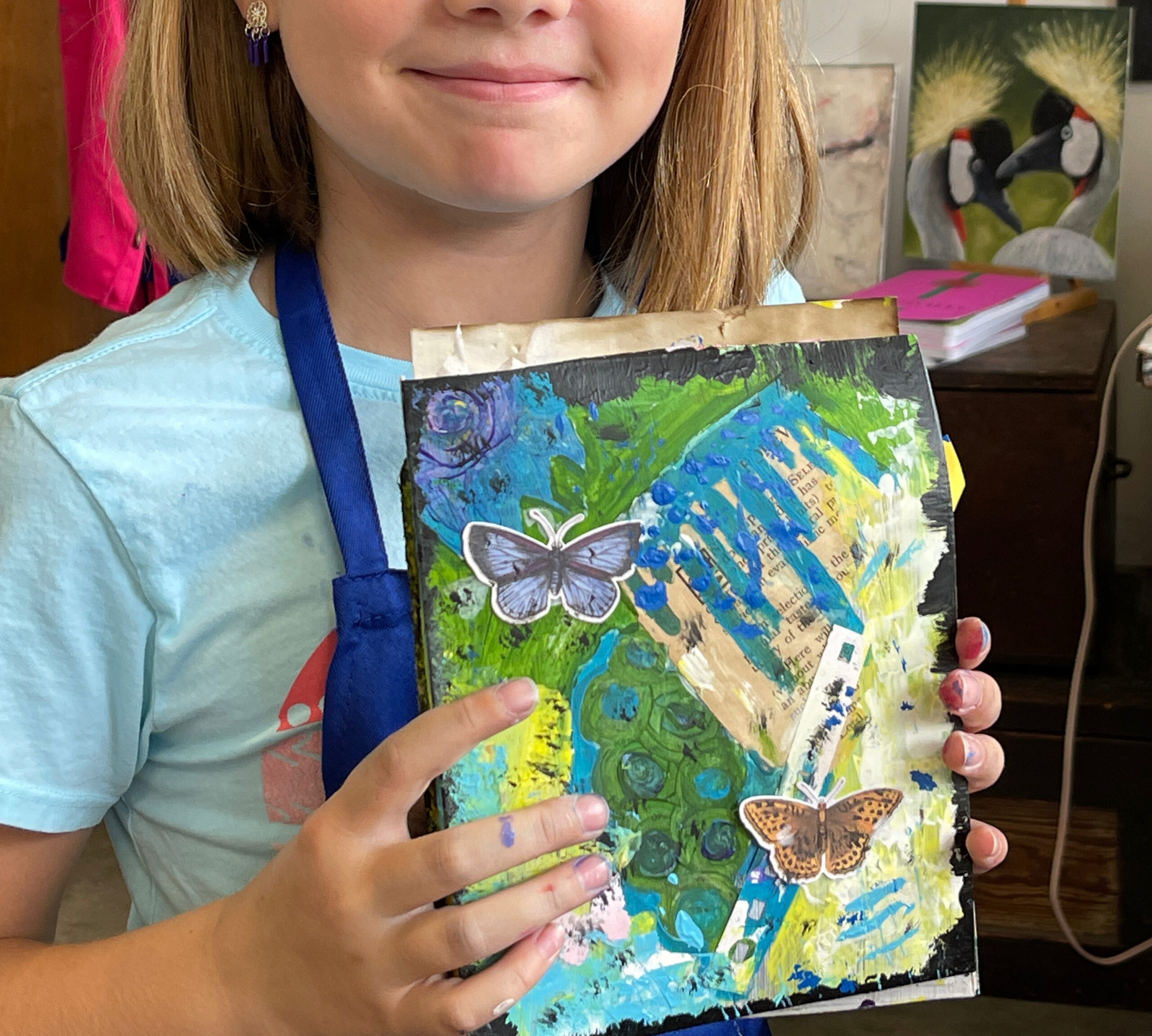 kids art book camp